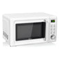 700W Retro Countertop Microwave Oven with 5 Micro Power and Auto Cooking Function