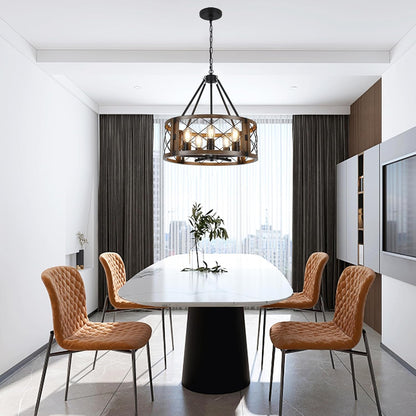 Farmhouse Round Chandelier
