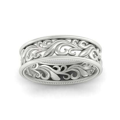 Filigree Women Wedding Band
