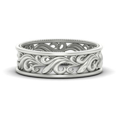 Filigree Women Wedding Band