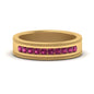Flat Milgrain Mens Promise Band