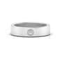 Flat Single Stone Mens Band Engraved