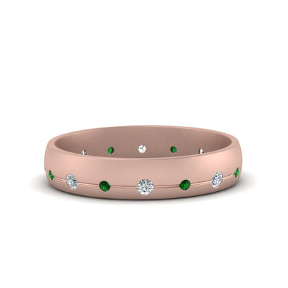Flush Set Diamond Wedding Band