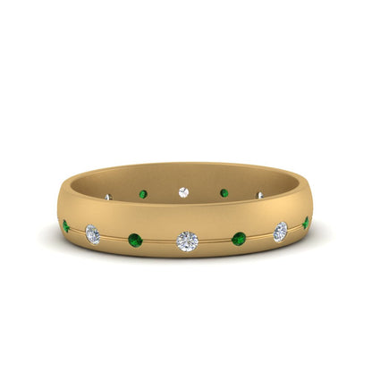 Flush Set Diamond Wedding Band