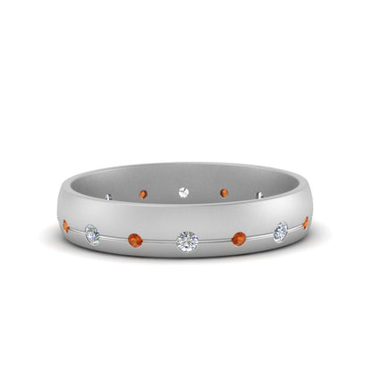 Flush Set Diamond Wedding Band