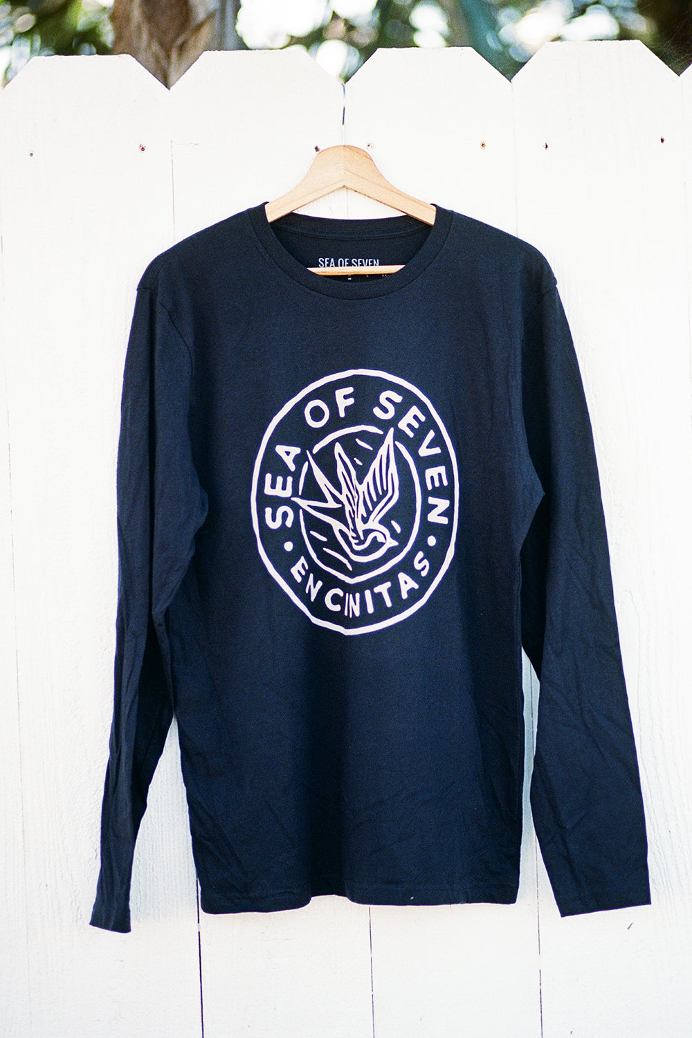 Fly With Us Mens Long Sleeve Tee - Black