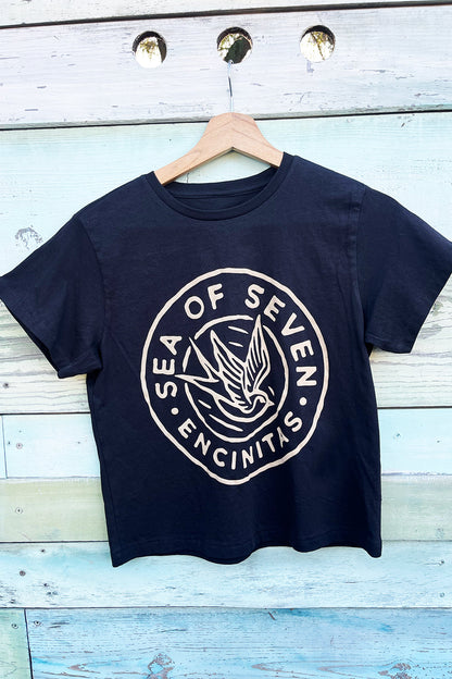Fly With Us Womens High Waisted Tee