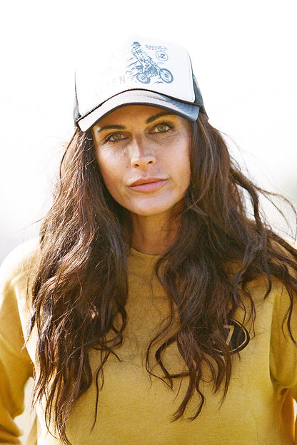 For The Win Trucker Hat - White and Black