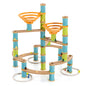 162 Pieces Bamboo Marble Run Educational Learning Toy Set