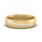 Grooved 2 Tone Mens Band