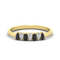 Half Carat 7 Stone Wedding Band Diamond Teardrop
