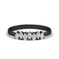 Half Carat 7 Stone Wedding Band Diamond Teardrop