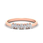Half Carat 7 Stone Wedding Band Diamond Teardrop