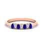 Half Carat 7 Stone Wedding Band Diamond Teardrop