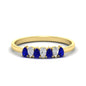 Half Carat 7 Stone Wedding Band Diamond Teardrop