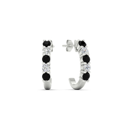 Half Huggie Hoop Earring