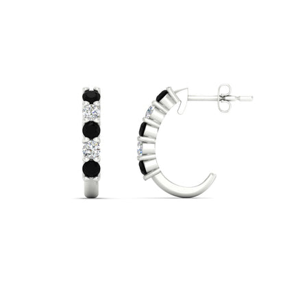Half Huggie Hoop Earring