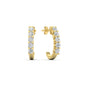 Half Huggie Hoop Earring