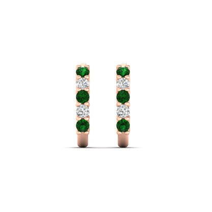 Half Huggie Hoop Earring