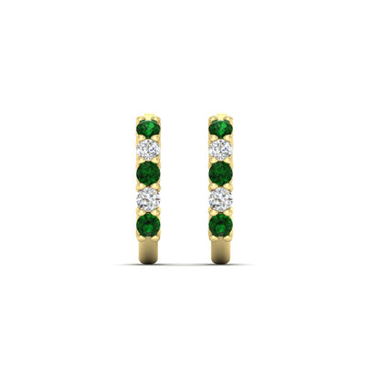Half Huggie Hoop Earring