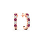 Half Huggie Hoop Earring