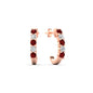 Half Huggie Hoop Earring