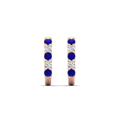 Half Huggie Hoop Earring