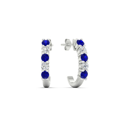 Half Huggie Hoop Earring