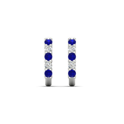 Half Huggie Hoop Earring