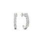 Half Huggie Hoop Earring