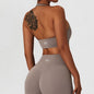 Halter Ruched Bra