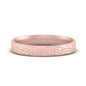 Hammered Finish Mens Wedding Band