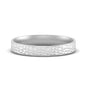 Hammered Finish Mens Wedding Band