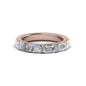 Horizontal Emerald Cut Classic Band
