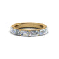 Horizontal Emerald Cut Classic Band