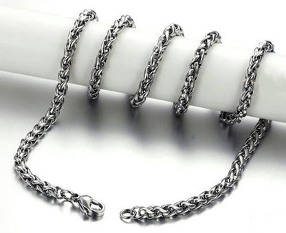3 cross necklace hypoallergenic waterproof stainless steel for woman and men