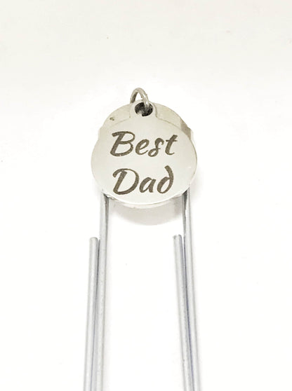 Best Dad Gift, Best Dad Bookmark, Best Dad Reader Gift, Bookmark Gift, Book Accessories, Planner Accessories, Father's Day Gifts, New Dad