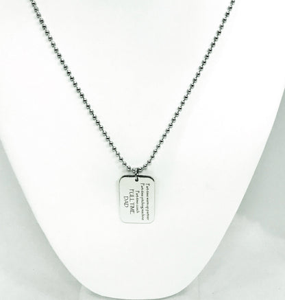Softball Dad Necklace, Softball Dad Gift, Softball Dad Charm, Dad Coach Gift, Fathers Day Gift,  Part-Time Coach, Full Time Dad Gift