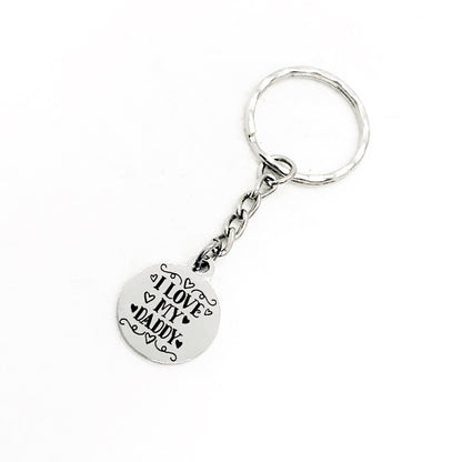 Fathers Day Gift, I Love My Daddy Keychain, Dad Keychain, Dad Gift, Dad Birthday, New Dad Gift, Daddy Gift, Gift For Dad from Kids
