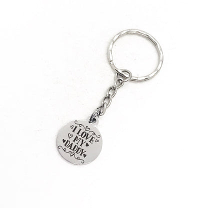 Fathers Day Gift, I Love My Daddy Keychain, Dad Keychain, Dad Gift, Dad Birthday, New Dad Gift, Daddy Gift, Gift For Dad from Kids