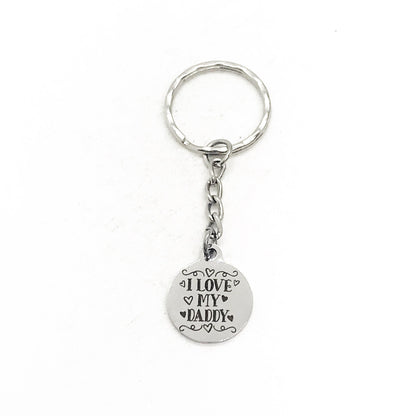 Fathers Day Gift, I Love My Daddy Keychain, Dad Keychain, Dad Gift, Dad Birthday, New Dad Gift, Daddy Gift, Gift For Dad from Kids