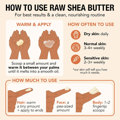 100% Yellow Shea Butter - Creamy