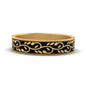 Leaf Enamel Promise Ring For Men