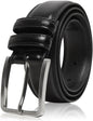 Genuine Leather Belt for Men – Zinc Alloy Buckle, 1.25" Strap