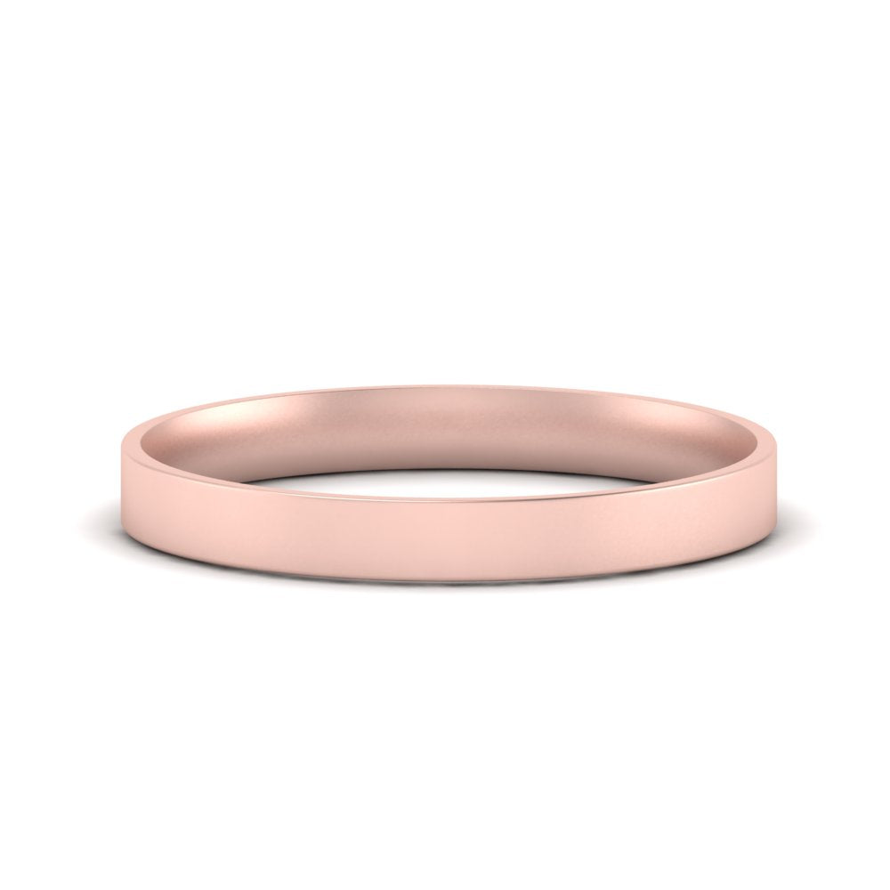 Light Weight Flat Mens Wedding Band