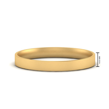 Light Weight Flat Mens Wedding Band