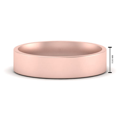 Light Weight Flat Mens Wedding Band