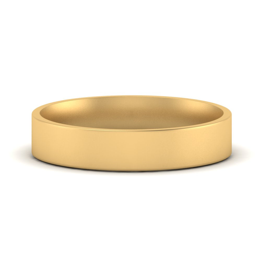 Light Weight Flat Mens Wedding Band