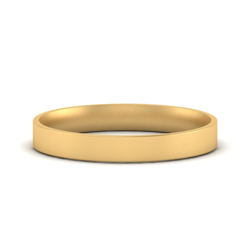 Light Weight Flat Mens Wedding Band