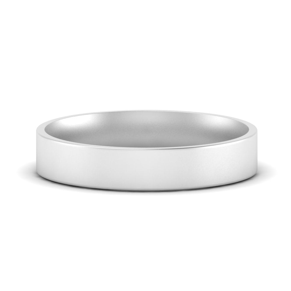 Light Weight Flat Mens Wedding Band